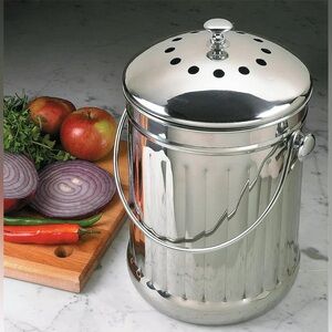 Stainless Steel Countertop Compost Pail
